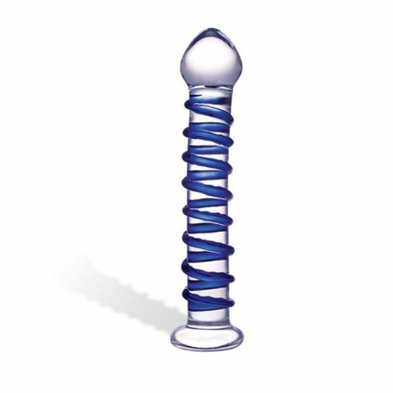 Dildo Verre bleu en spirale Glas 63392 - Acheter à 28,42 € seulement chez Collector's Boutique