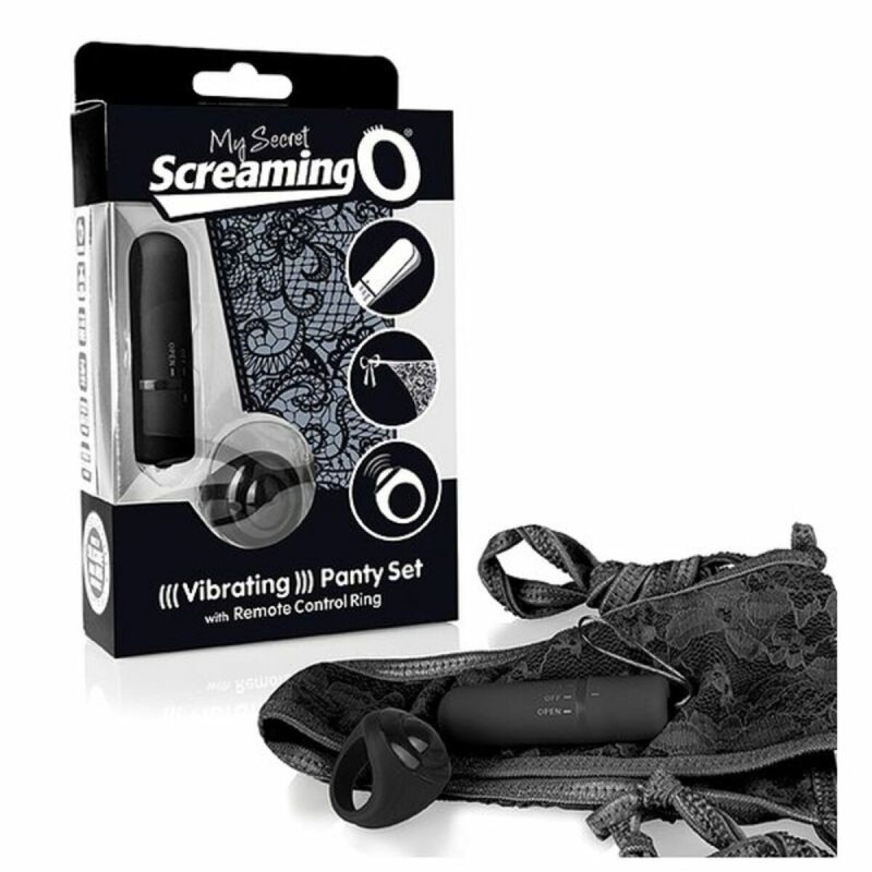 Culotte Télécommandée Vibrante Noire The Screaming O SCPNTY-BL-110 - Acheter à 43,84 € seulement chez Collector's Boutique