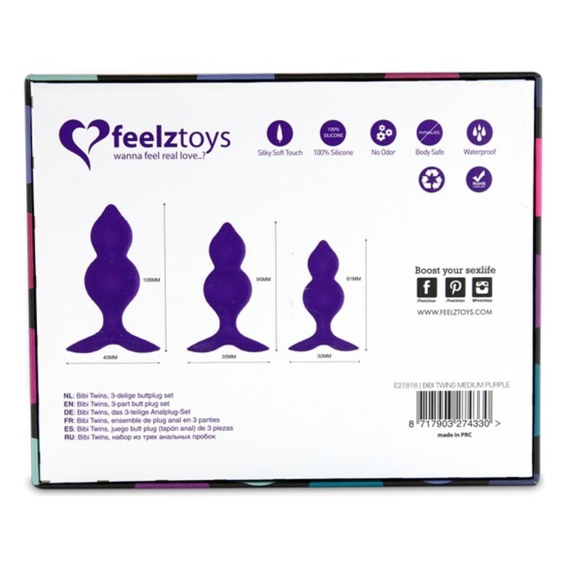 Kit Grand Plaisir Bibi Twin FeelzToys (3 pcs) - Acheter à 24,40 € seulement chez Collector's Boutique