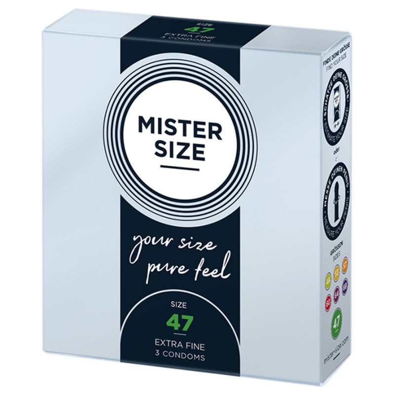 Préservatifs Mister Size Extrafins (47 mm) - Acheter à 3,84 € seulement chez Collector's Boutique