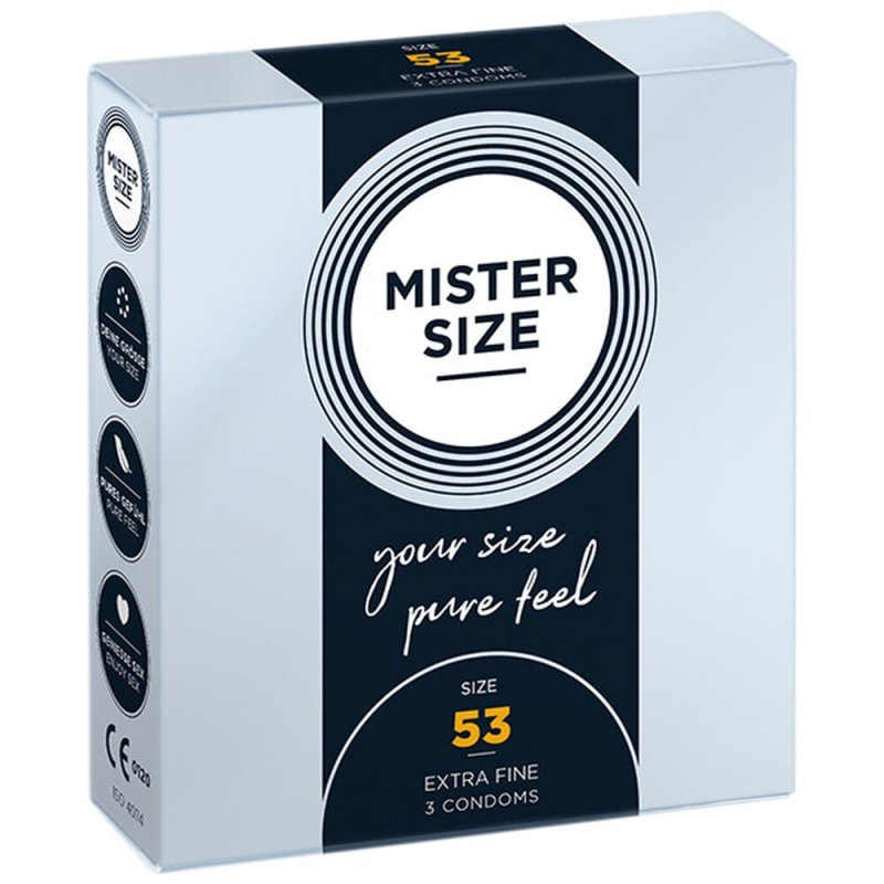 Préservatifs Mister Size Extrafins (53 mm) - Acheter à 3,84 € seulement chez Collector's Boutique