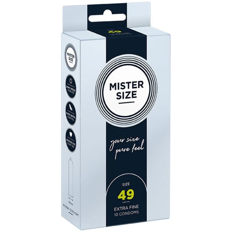 Préservatifs Mister Size Extrafins (49 mm) - Acheter à 8,44 € seulement chez Collector's Boutique