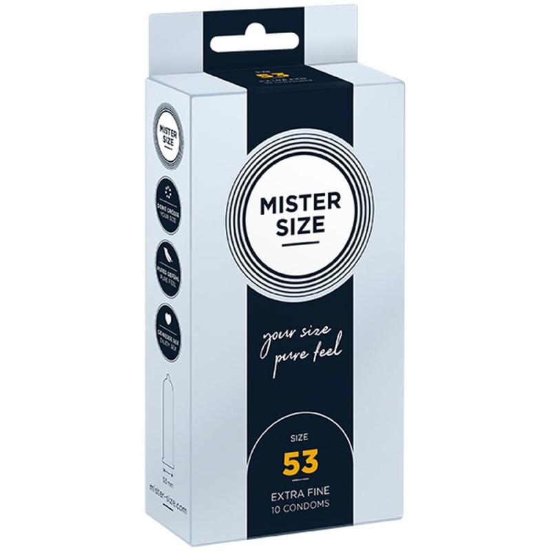 Préservatifs Mister Size Extrafins (53 mm) - Acheter à 8,17 € seulement chez Collector's Boutique