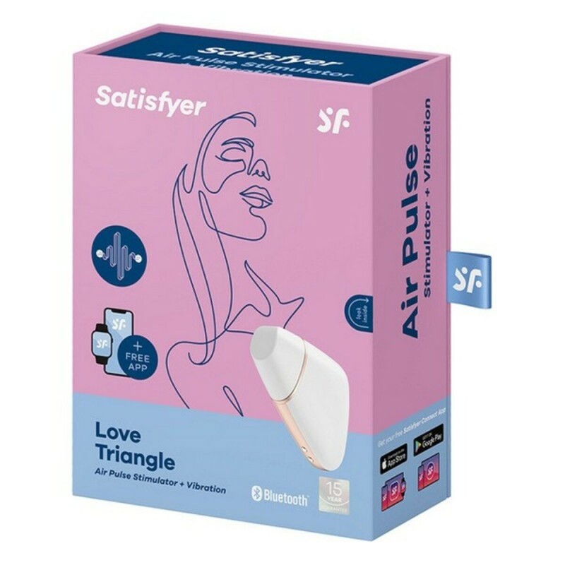 Aspirateur à clitoris Satisfyer Love Triangle Air Pulse Blanc - Acheter à 37,81 € seulement chez Collector's Boutique