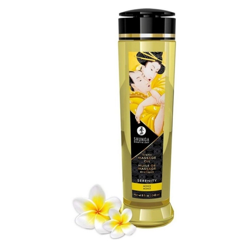 Huile de massage Serenity Monoi Shunga Aphrosisiaque (250 ml) - Acheter à 13,20 € seulement chez Collector's Boutique