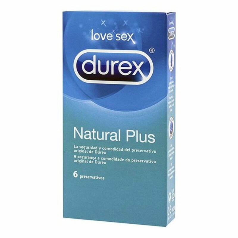 Préservatifs Durex Natural Plus Ø 5,6 cm (6 uds) - Acheter à 5,31 € seulement chez Collector's Boutique