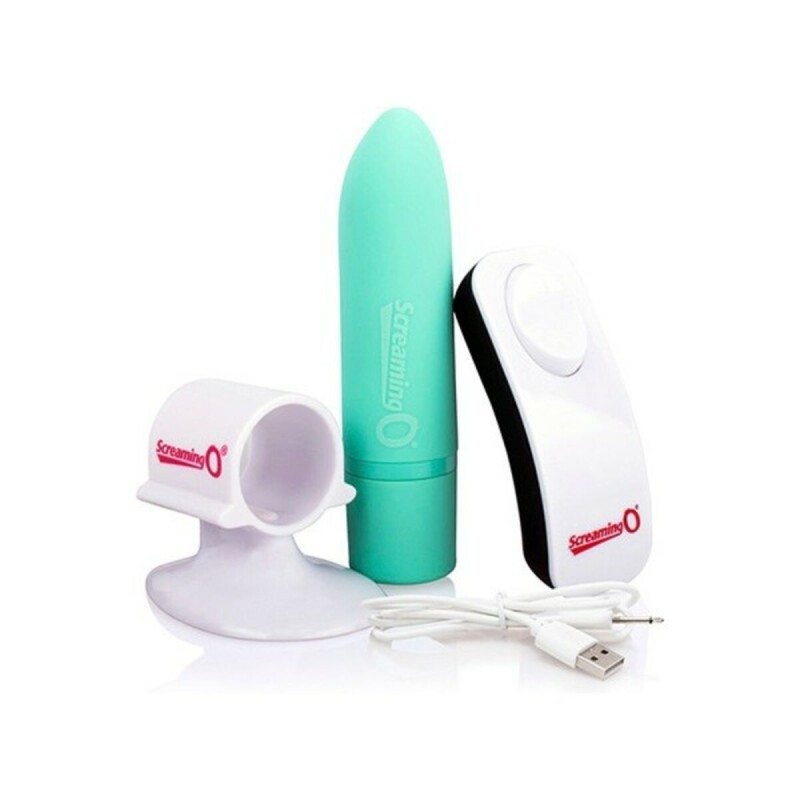 Bullet Vibrant Turquoise Positive avec Télécommande The Screaming O - Acheter à 31,88 € seulement chez Collector's Boutique