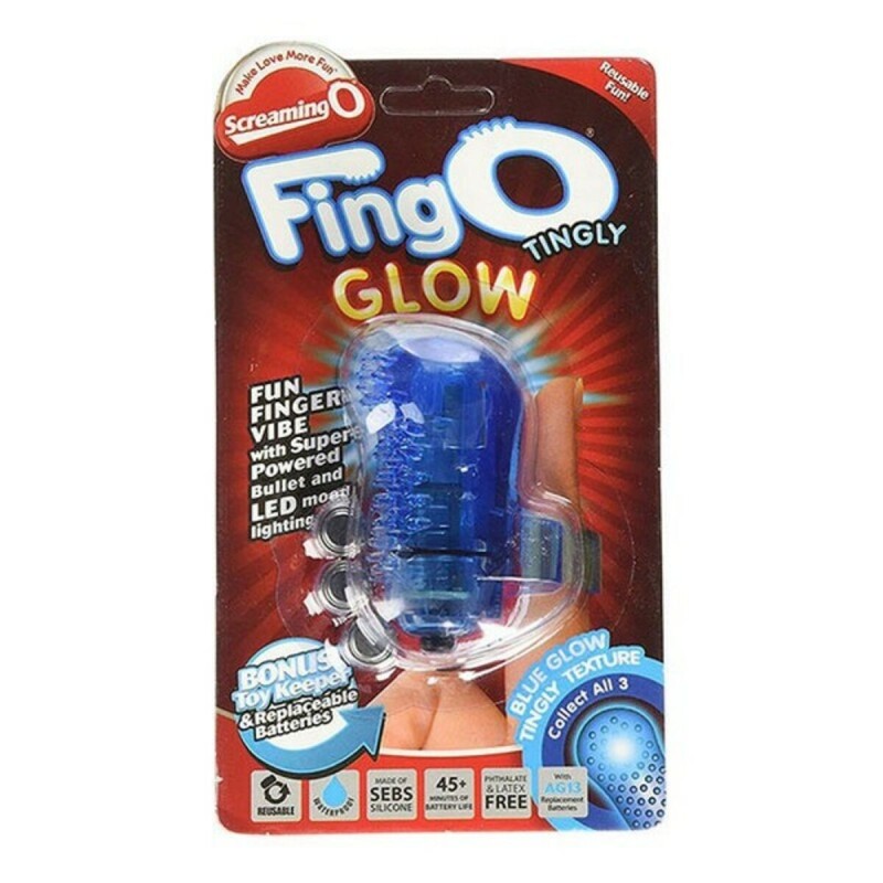 Doigt Mycero The Screaming O The FingO Glow Tingly Bleu - Acheter à 10,30 € seulement chez Collector's Boutique