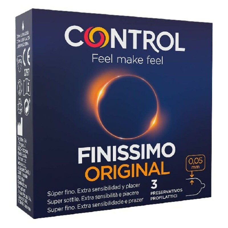 Préservatifs Finissimo Control Original (3 uds) - Acheter à 2,80 € seulement chez Collector's Boutique