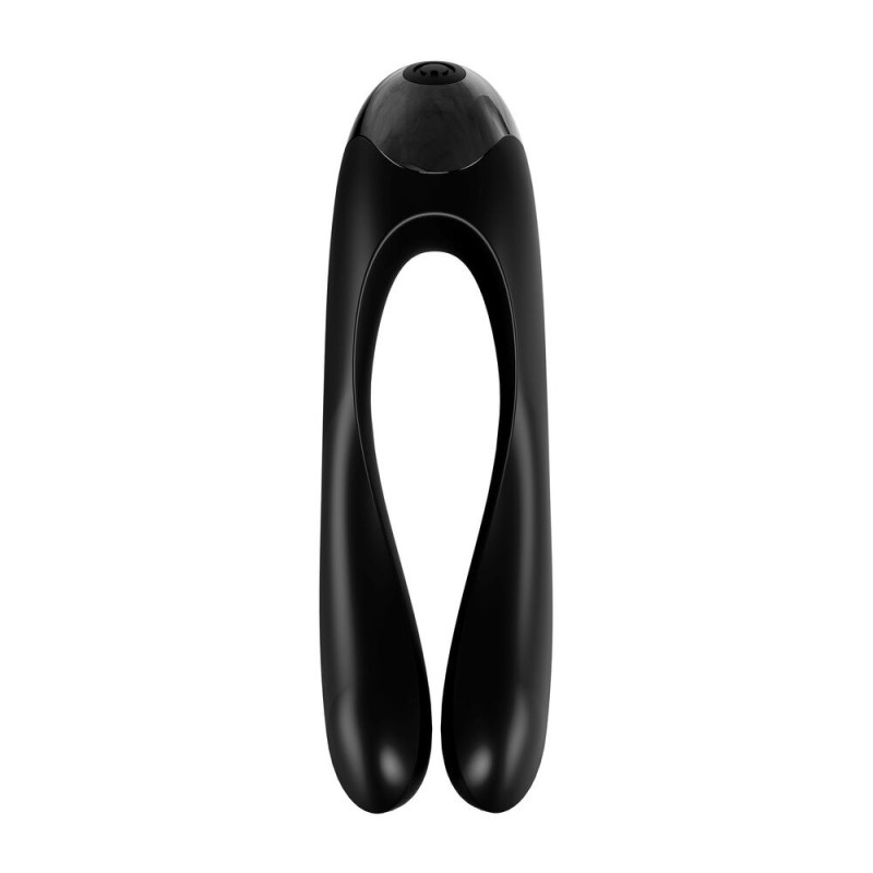 Vibromasseur Candy Cane Satisfyer Noir - Acheter à 21,59 € seulement chez Collector's Boutique