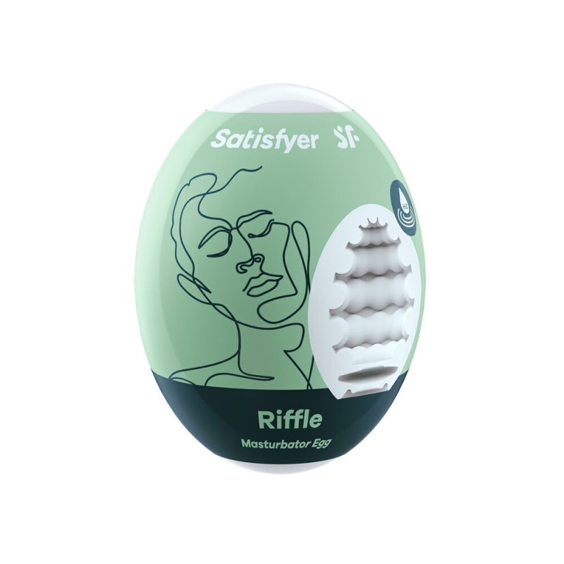 Œuf Masturbateur Satisfyer Riffle Vert - Acheter à 4,55 € seulement chez Collector's Boutique