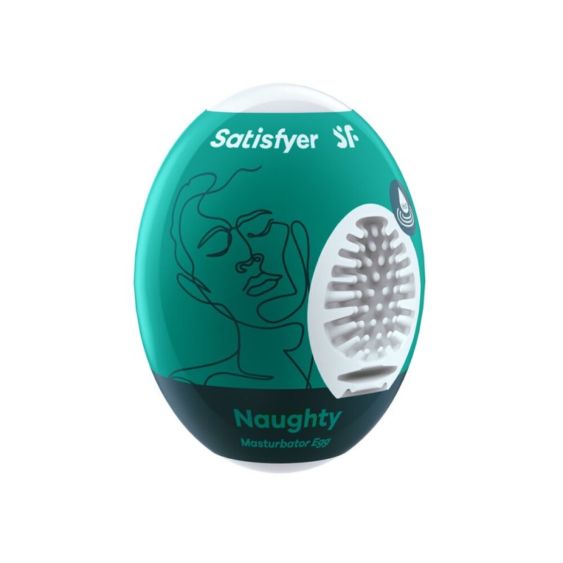 Œuf Masturbateur Satisfyer Naughty Vert - Acheter à 4,55 € seulement chez Collector's Boutique