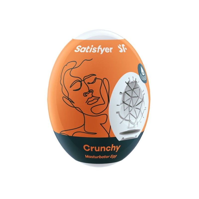 Œuf Masturbateur Satisfyer Crunchy Orange - Acheter à 4,55 € seulement chez Collector's Boutique