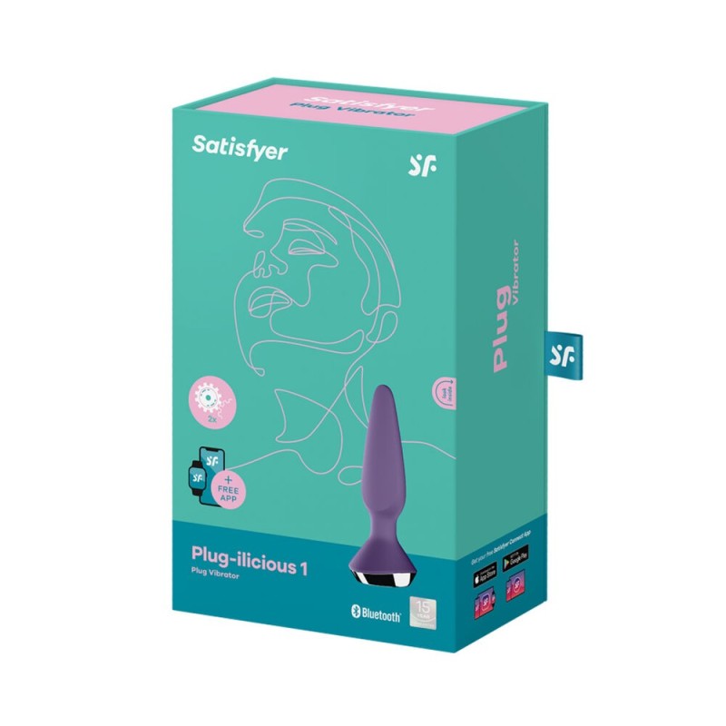 Plug Anal Satisfyer Lila Vibration - Acheter à 38,21 € seulement chez Collector's Boutique