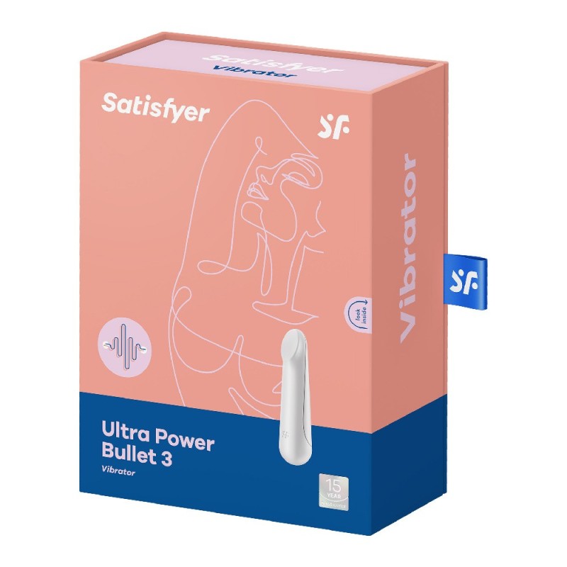 Vibromasseur à boules Ultra Power Satisfyer Blanc - Acheter à 19,03 € seulement chez Collector's Boutique