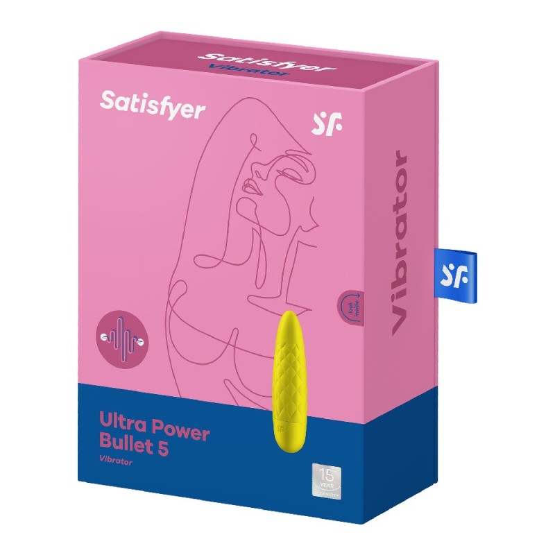 Vibromasseur à boules Ultra Power Satisfyer 5 Jaune - Acheter à 22,22 € seulement chez Collector's Boutique