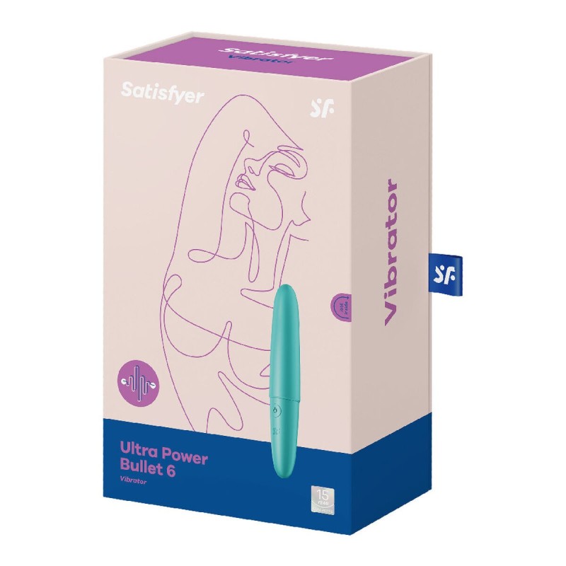 Vibromasseur à boules Ultra Power Satisfyer 6 Turquoise - Acheter à 21,59 € seulement chez Collector's Boutique