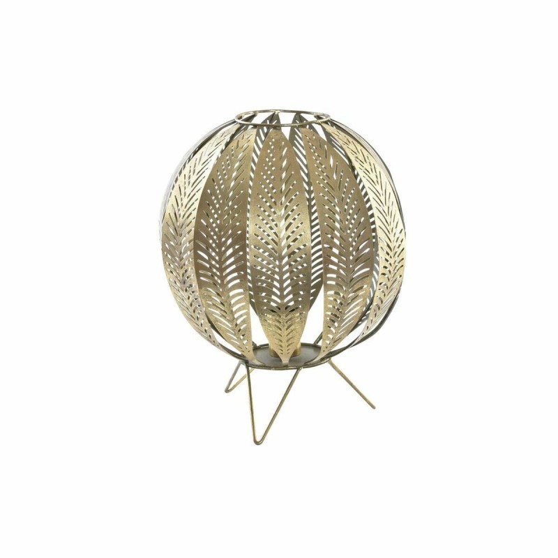 Lampe de bureau DKD Home Decor Volets Doré Métal (34 x 34 x 39 cm) - Acheter à 57,65 € seulement chez Collector's Boutique