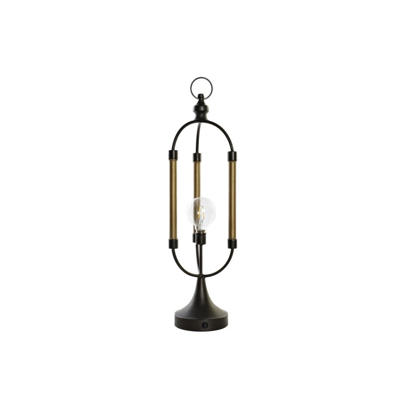 Décoration lumineuse DKD Home Decor Noir Doré Métal (18 x 18 x 61 cm) - Acheter à 40,09 € seulement chez Collector's Boutique