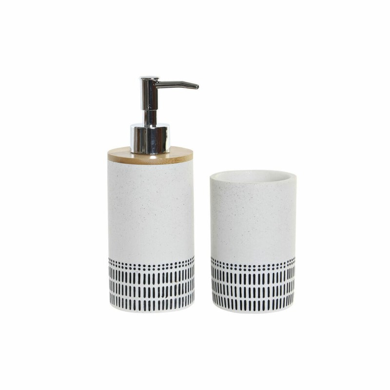 Ensemble de Bain DKD Home Decor Bambou Dolomite Loft (2 pcs) - Acheter à 9,34 € seulement chez Collector's Boutique