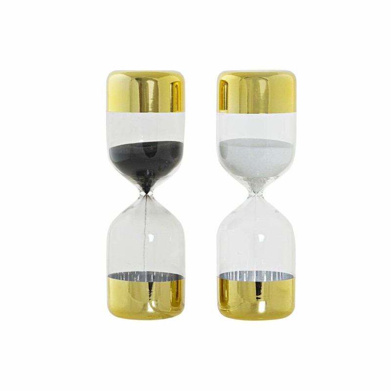 Sablier DKD Home Decor Doré Verre (6.5 x 6.5 x 20.5 cm) (2 pcs) - Acheter à 21,79 € seulement chez Collector's Boutique