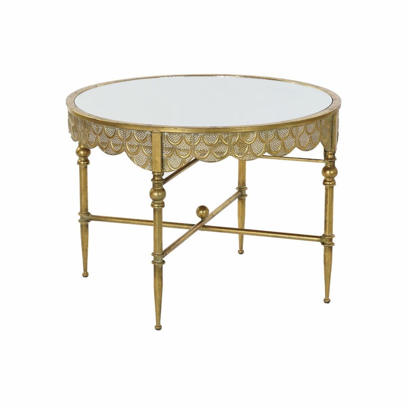 Table d'appoint DKD Home Decor Miroir Métal Cuivré Clair (62 x 62 x 44 cm) - Acheter à 87,62 € seulement chez Collector's Boutiq