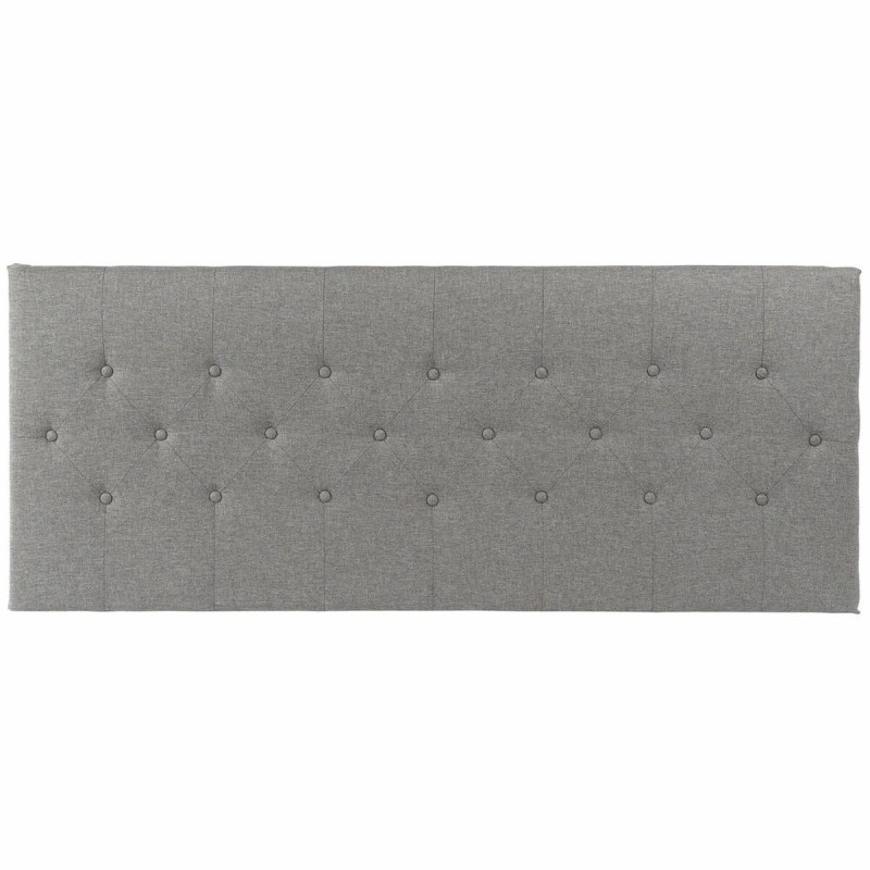 Tête de lit DKD Home Decor Gris Polyester Bois d'hévéa (160 x 7 x 65 cm) - Acheter à 87,30 € seulement chez Collector's Boutique