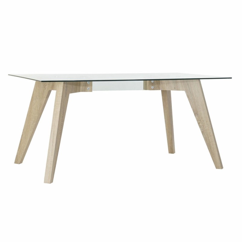 Table de Salle à Manger DKD Home Decor Verre Bois MDF (160 x 90 x 75 cm) - Acheter à 233,64 € seulement chez Collector's Boutiqu