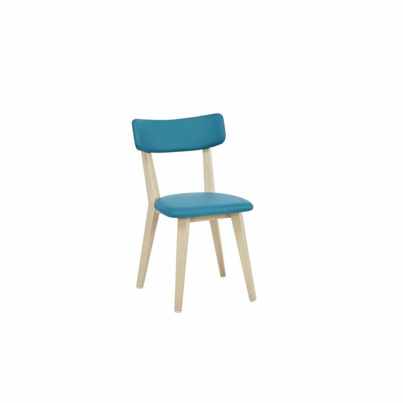 Chaise de Salle à Manger DKD Home Decor Bleu Polyuréthane Métal (51 x 46 x 76 cm) - Acheter à 63,80 € seulement chez Collector's