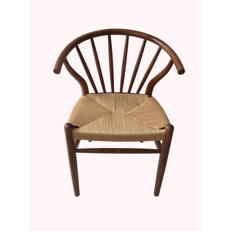 Chaise de Salle à Manger DKD Home Decor Rotin Bois (57 x 47 x 80 cm) - Acheter à 185,46 € seulement chez Collector's Boutique