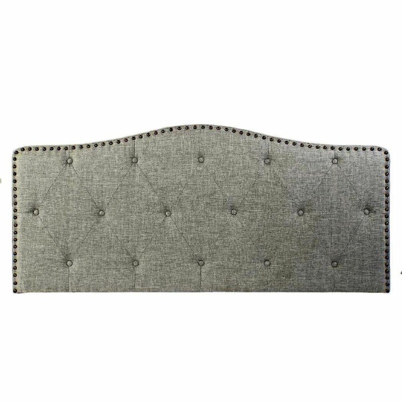 Tête de lit DKD Home Decor Gris Polyester Bois d'hévéa (160 x 6 x 68 cm) - Acheter à 120,53 € seulement chez Collector's Boutiqu