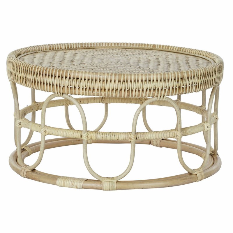 Table d'appoint DKD Home Decor Bambou Rotin (70 x 70 x 36 cm) - Acheter à 147,76 € seulement chez Collector's Boutique