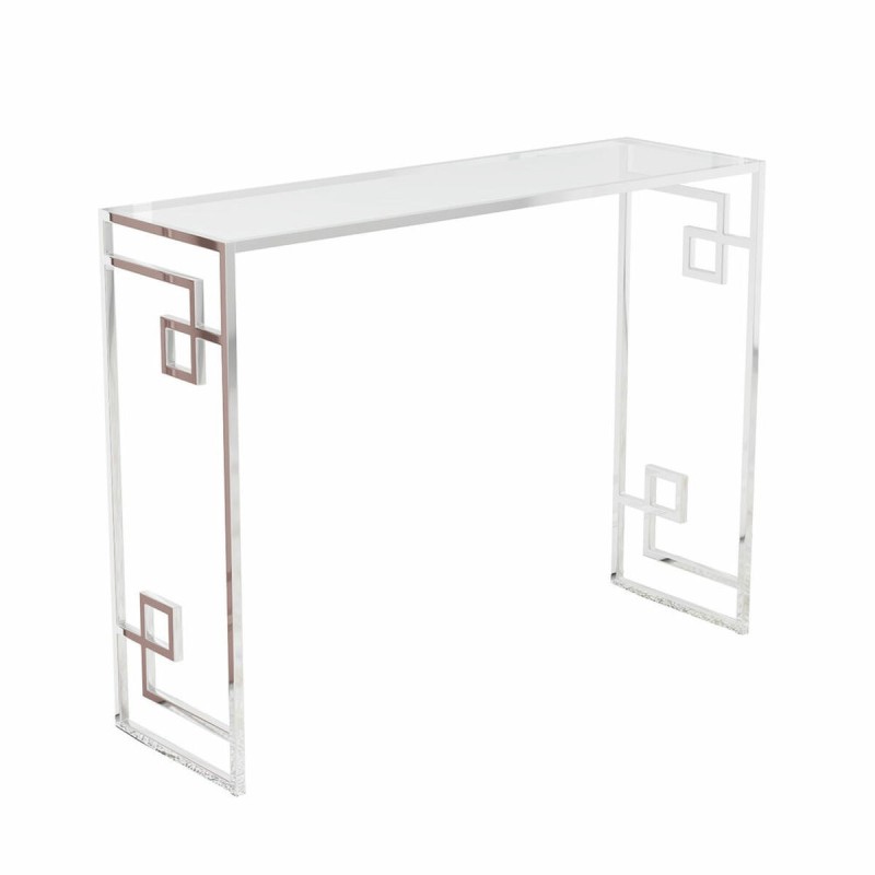 Console DKD Home Decor Verre Métal Argent (120 x 40 x 78 cm) - Acheter à 191,38 € seulement chez Collector's Boutique