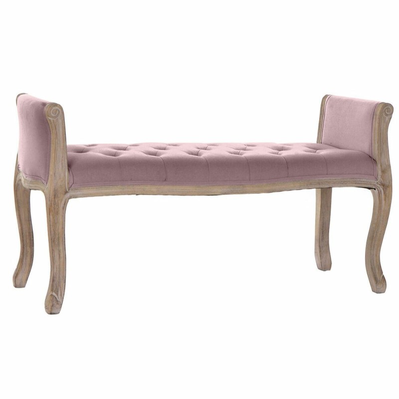 Banquette DKD Home Decor   Rose Lin Bois d'hévéa (112 x 41 x 61 cm) - Acheter à 171,29 € seulement chez Collector's Boutique