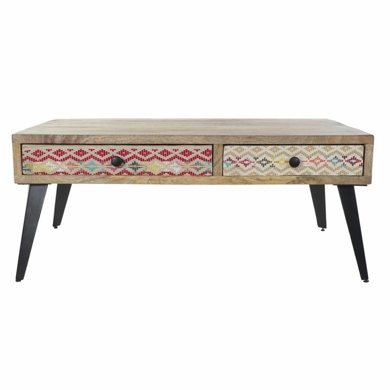 Table d'appoint DKD Home Decor Métal Bois de manguier (110 x 70 x 45 cm) - Acheter à 313,90 € seulement chez Collector's Boutiqu