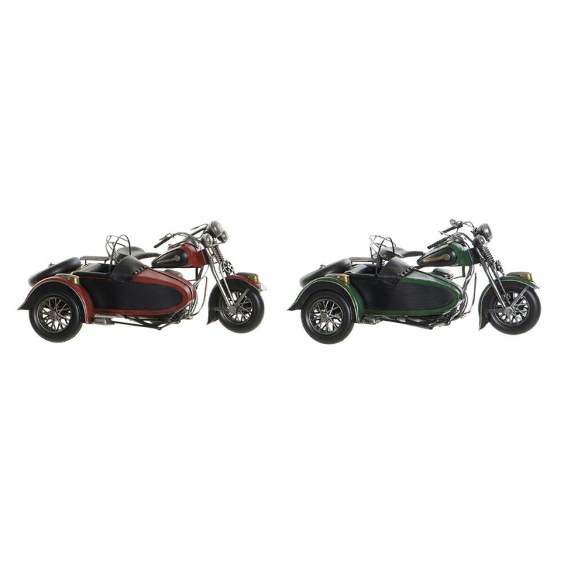 Véhicule DKD Home Decor Décoratif Moto Vintage (2 pcs) (36 x 24 x 20 cm) - Acheter à 70,80 € seulement chez Collector's Boutique