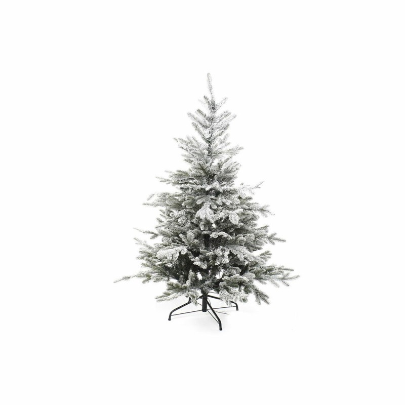 Sapin de Noël DKD Home Decor Métal PVC Noël LED Enneigé (127 x 127 x 180 cm) - Acheter à 234,02 € seulement chez Collector's Bou