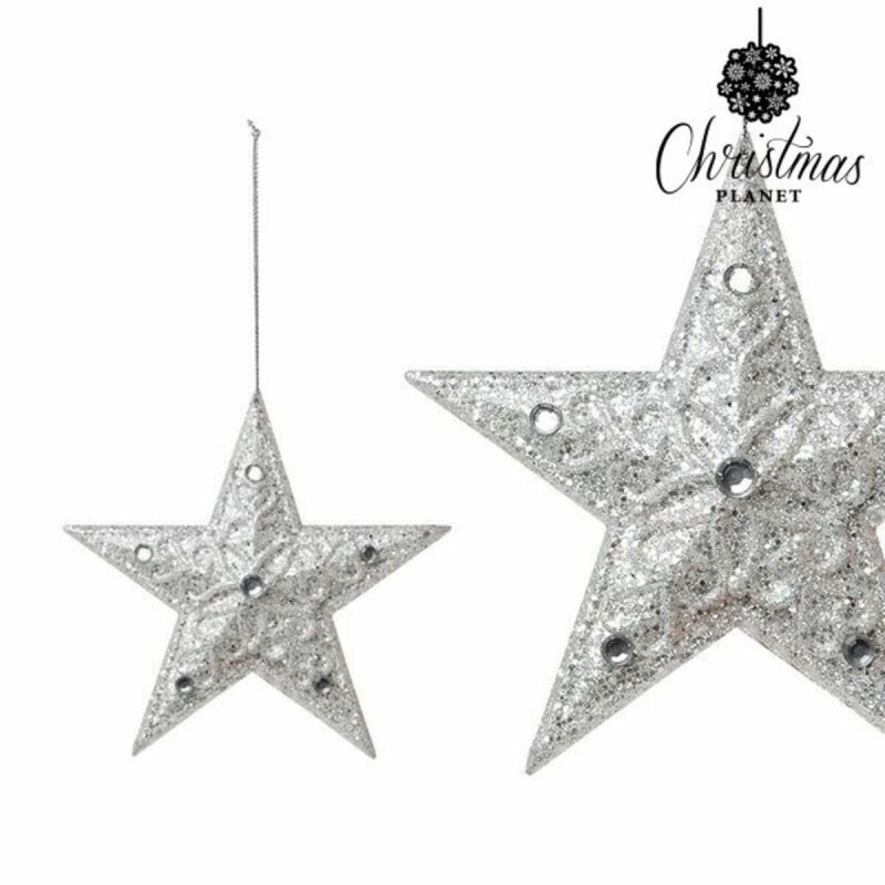 Décorations de Noël 8179 (10 cm) Argenté - Acheter à 2,75 € seulement chez Collector's Boutique