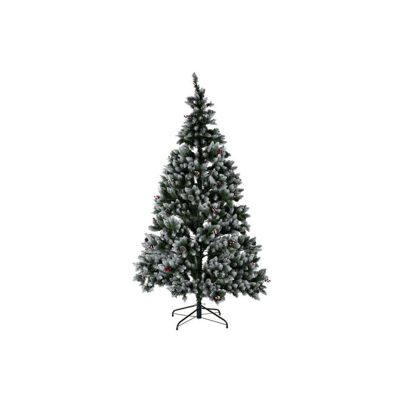 Sapin de Noël DKD Home Decor PVC LED Enneigé (120 x 120 x 180 cm) - Acheter à 132,47 € seulement chez Collector's Boutique