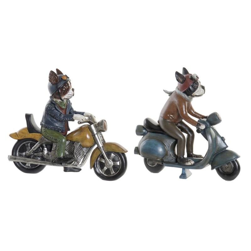 Figurine Décorative DKD Home Decor Résine Chien (2 pcs) (27 x 10 x 24 cm) - Acheter à 68,28 € seulement chez Collector's Boutiqu