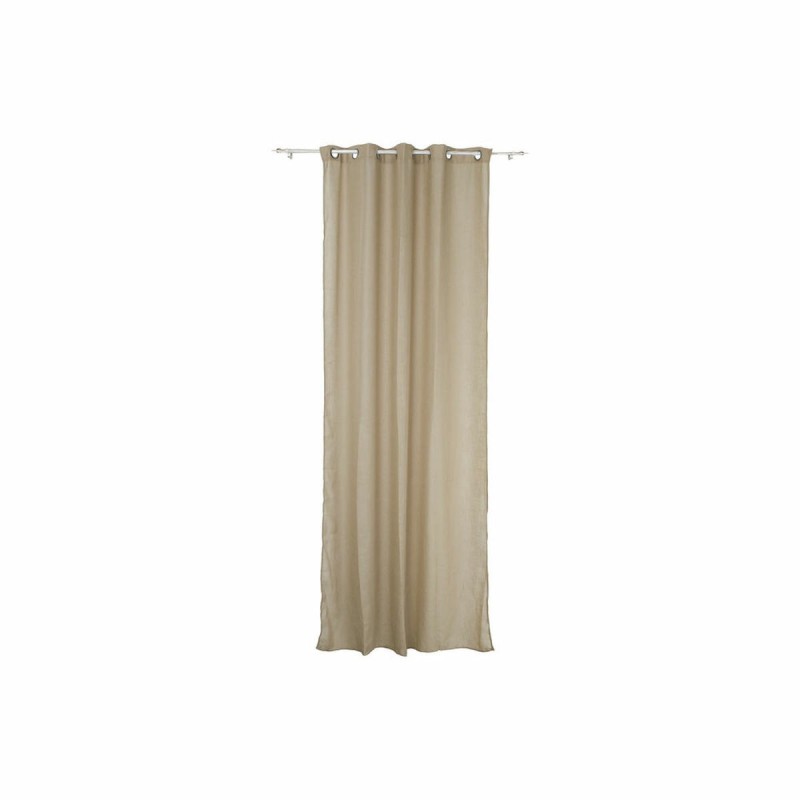 Rideau DKD Home Decor Beige Polyester (140 x 1 x 270 cm) - Acheter à 20,47 € seulement chez Collector's Boutique