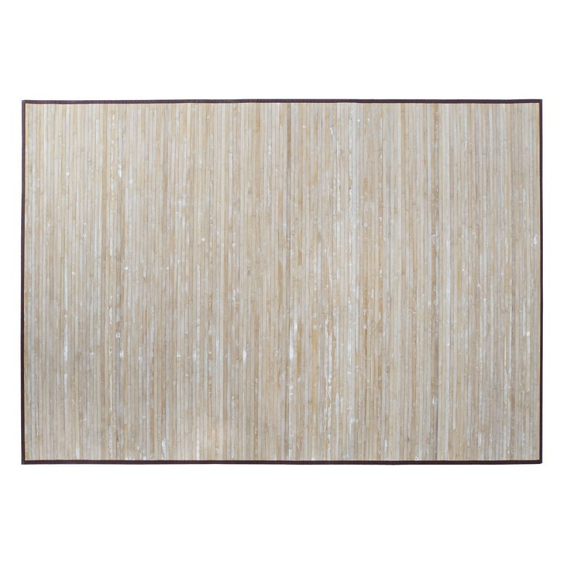 Tapis DKD Home Decor Blanc Marron Clair Bambou Usé (200 x 290 x 0,5 cm) - Acheter à 87,22 € seulement chez Collector's Boutique