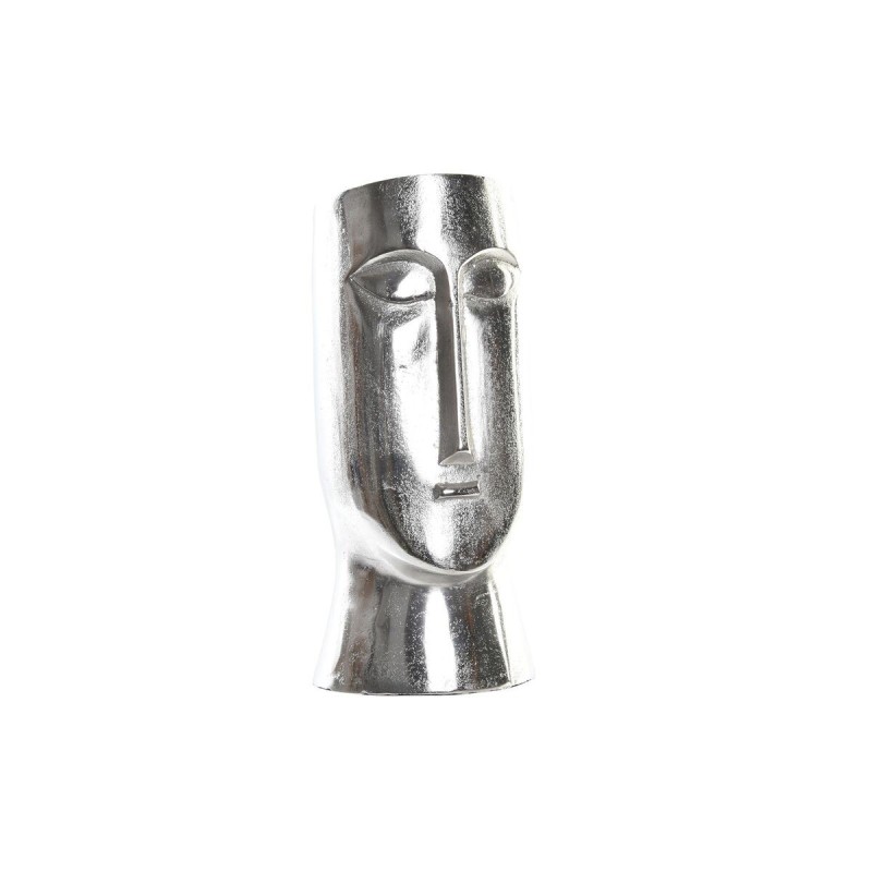 Vase DKD Home Decor Visage Argenté Aluminium Moderne (17 x 16 x 36 cm) - Acheter à 49,02 € seulement chez Collector's Boutique