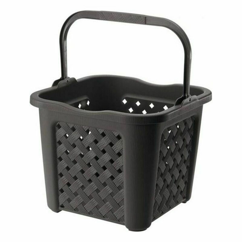 Panier à linge Tontarelli Plastique 25 L Wengue - Acheter à 10,32 € seulement chez Collector's Boutique