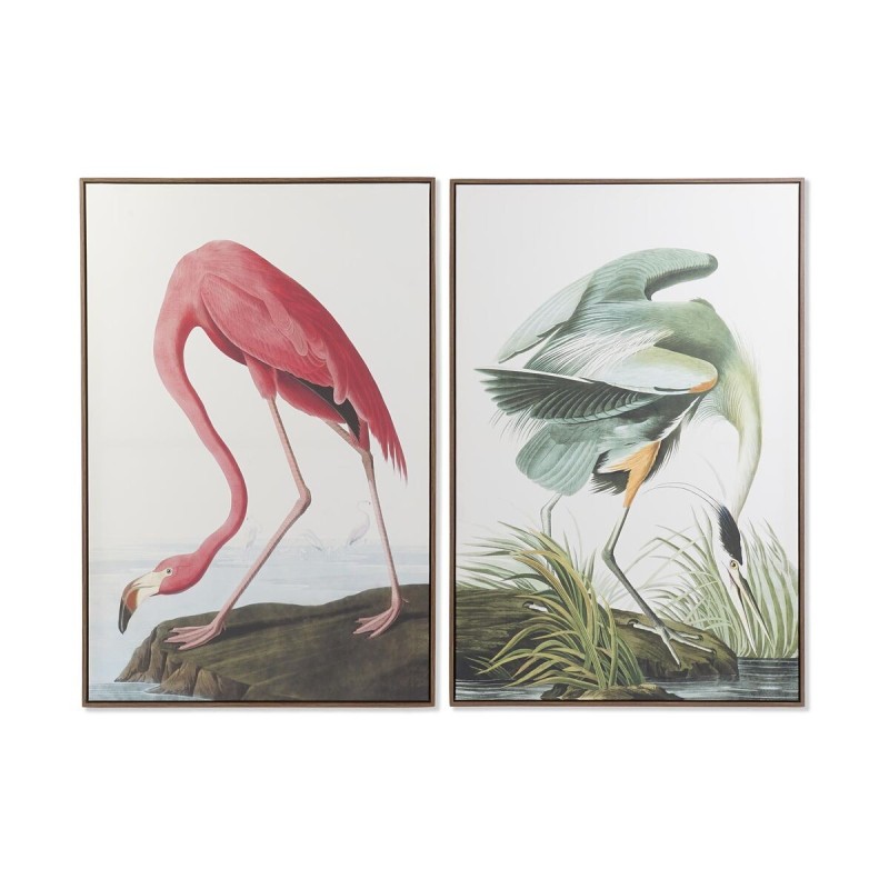 Cadre DKD Home Decor Oriental Oiseaux (80 x 4 x 120 cm) (2 Unités) - Acheter à 147,72 € seulement chez Collector's Boutique