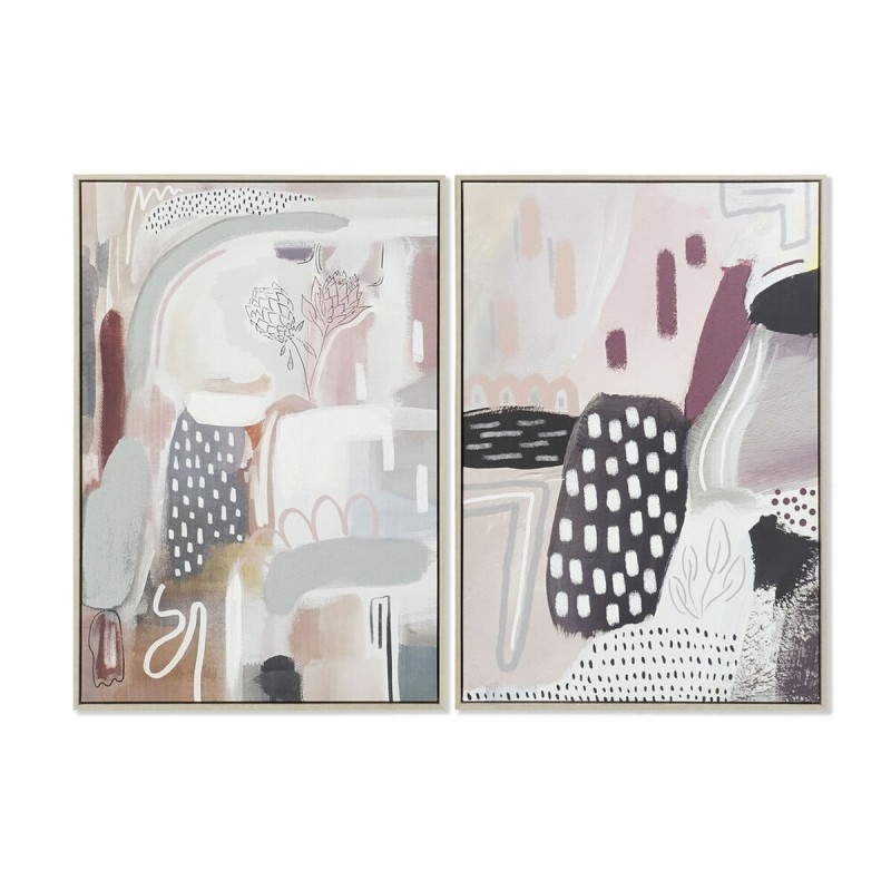 Cadre DKD Home Decor Abstrait (63 x 4,5 x 93 cm) (2 Unités) - Acheter à 72,67 € seulement chez Collector's Boutique