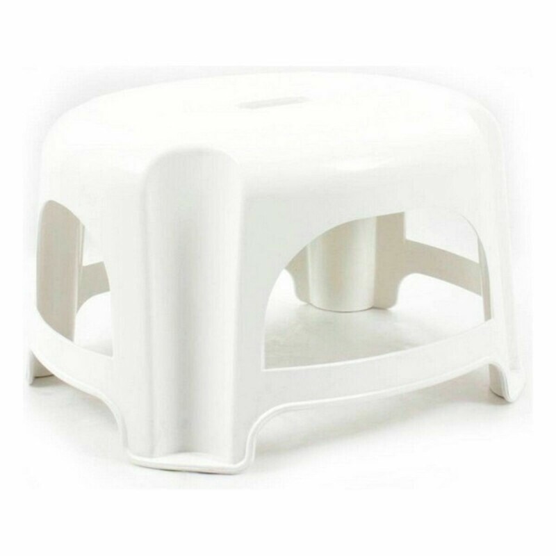 Tabouret Step Plastique Blanc (29 x 25 x 18,5 cm) - Acheter à 2,95 € seulement chez Collector's Boutique