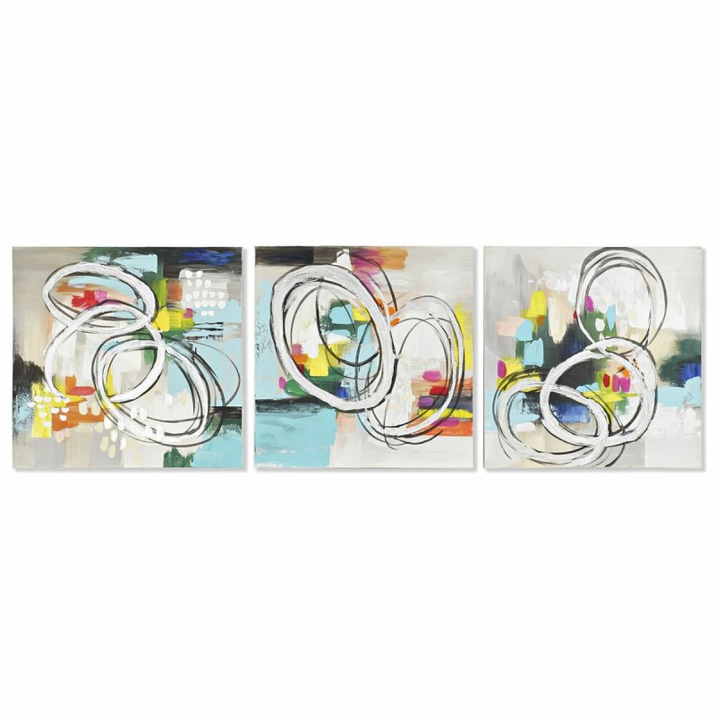 Cadre DKD Home Decor Abstrait Moderne (60 x 2,8 x 60 cm) (3 Unités) - Acheter à 64,99 € seulement chez Collector's Boutique