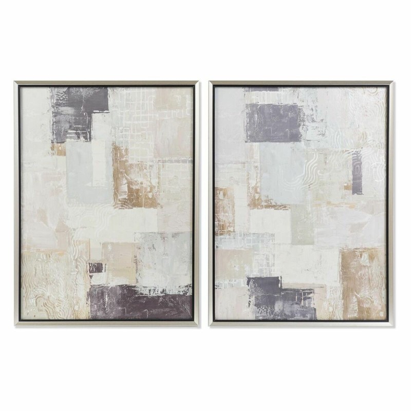 Cadre DKD Home Decor Abstrait Moderne (60 x 3 x 80 cm) (2 Unités) - Acheter à 65,03 € seulement chez Collector's Boutique