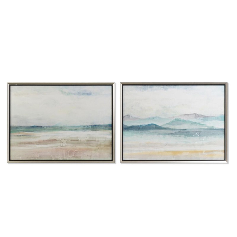 Cadre DKD Home Decor Montagne Moderne (80 x 3,5 x 60 cm) (2 Unités) - Acheter à 65,03 € seulement chez Collector's Boutique